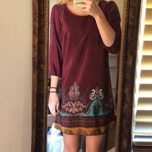 Fun 3 quarter sleeve dress